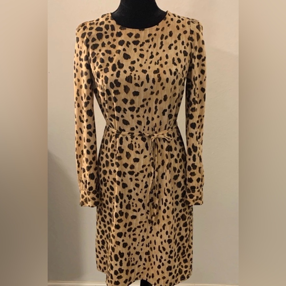 Merona Leopard Shift Dress Size XS